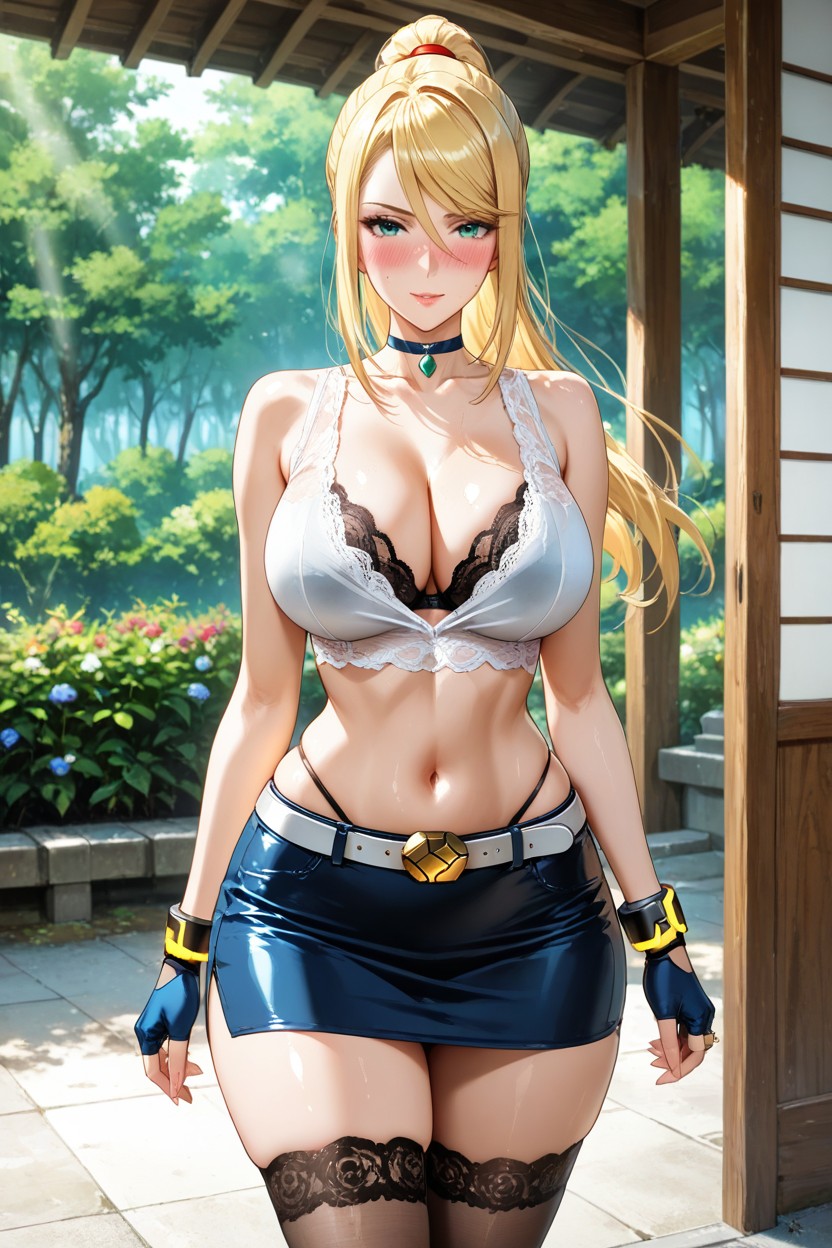 Perfect Eyes, Blushing, Large Breast Hentai AI Porn