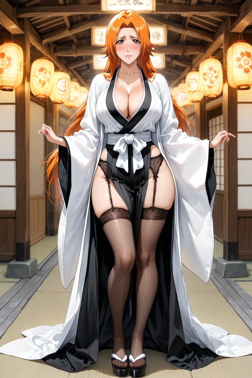 Kimono, Hyper Realistic, Perfect Face Hentai AI Porn