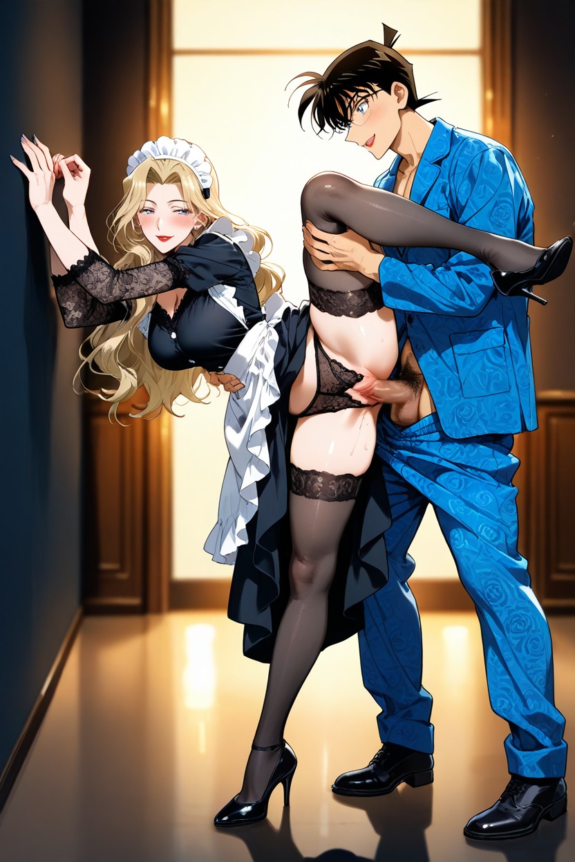 Large Breasts, Luxurious Ballroom Setting, Sex From Behind Hentai AI Porn