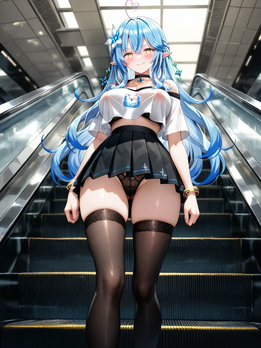 Nipples Slip, Breasts Exposed, Detailed Hentai AI Porn