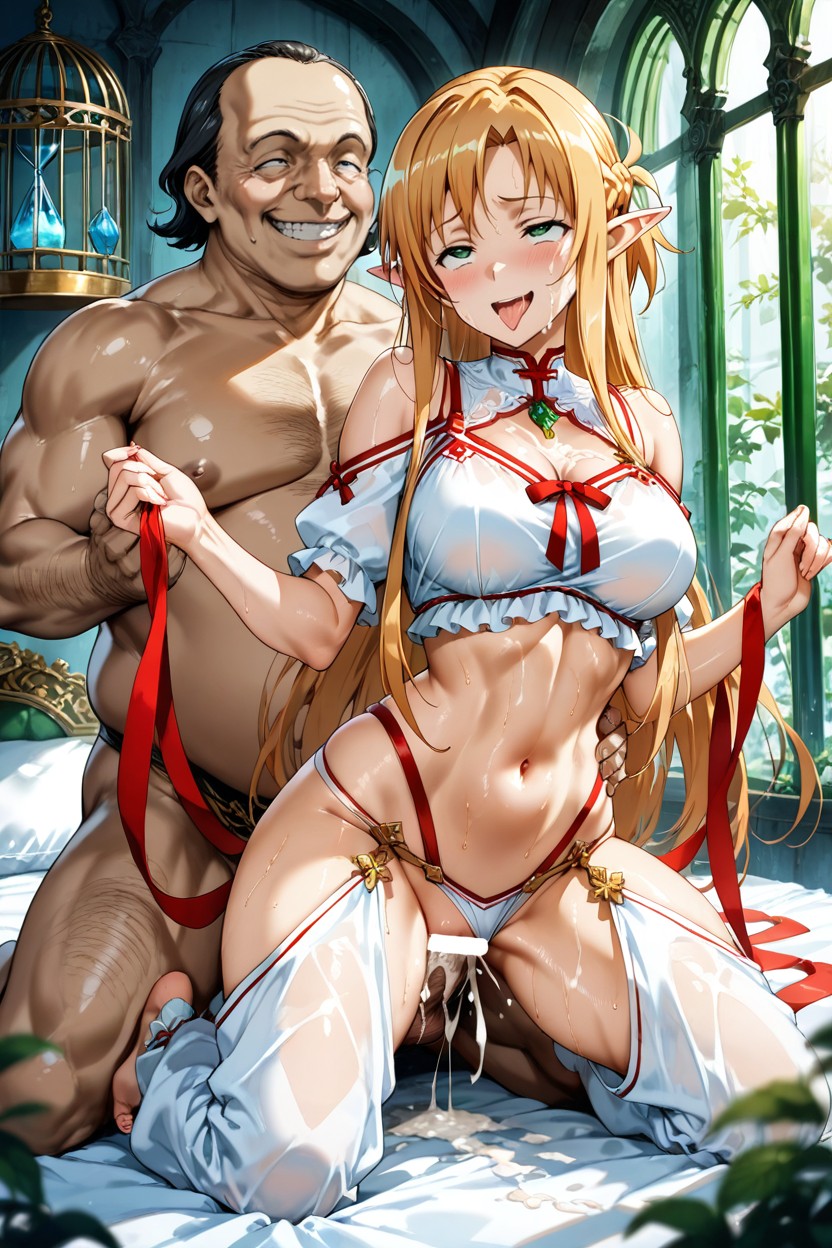 Huge Cage, Revealing Clothes, Blush Hentai AI Porn