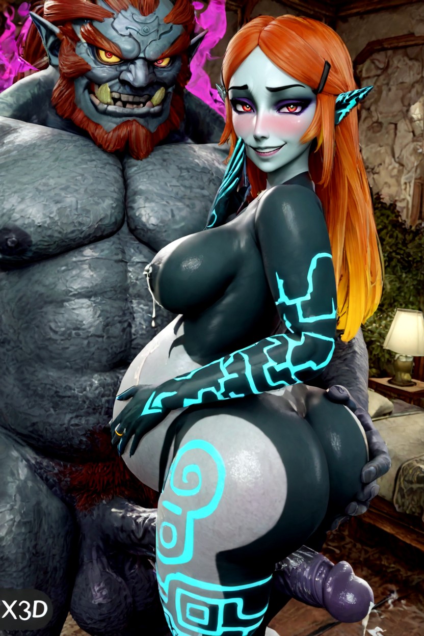 Enormous Male Ganon, Wedding Ring, Heart Eyes Hentai AI Porn