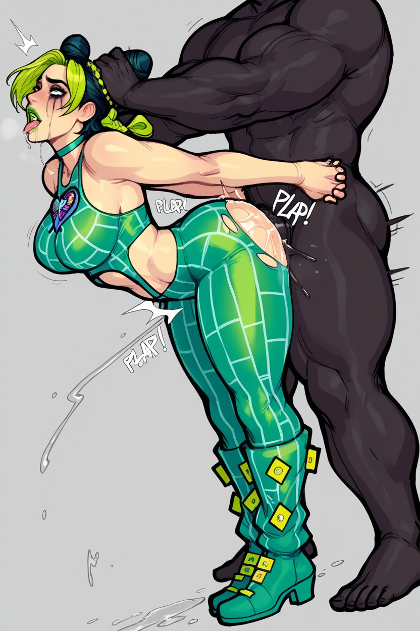 Arms Behind Back, Clenched Teeth, Rolling Eyes Hentai AI Porn