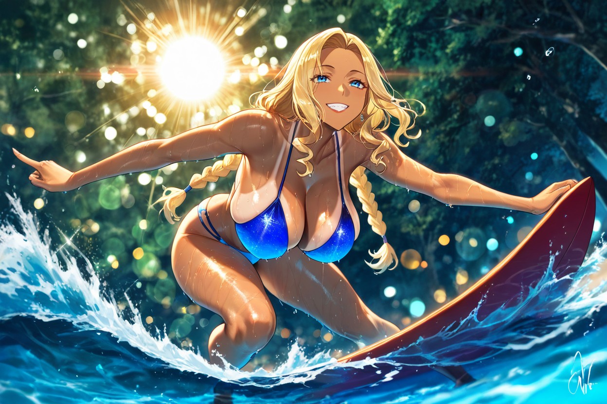 Vibrant Colors, Atmospheric, Viewed From The Side Hentai AI Porn