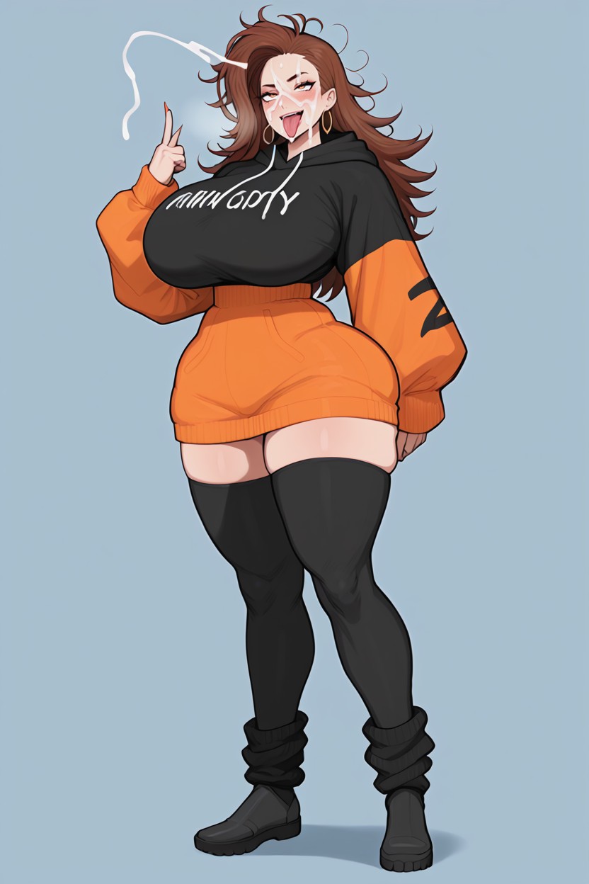 Anime Style, Brown Hair, Mimi The Hentai AI Porn
