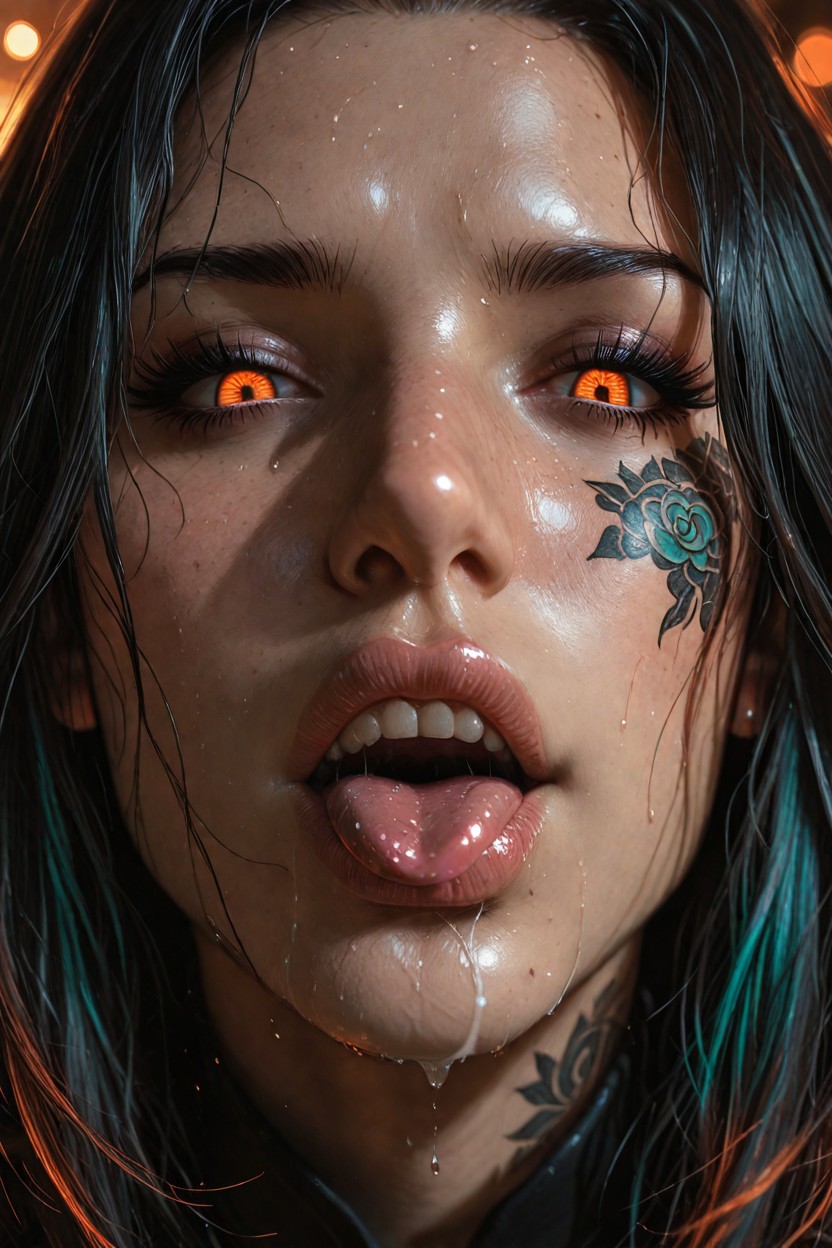 Fluid Motion The Lighting Is Moody And Low-key, High-resolution, Creating A Sensual Hentai AI Porn