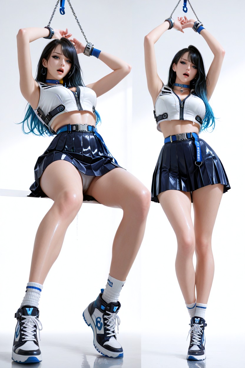 Realistic Fabric Texture, And High-resolution Character-design Quality, Athletic Build Hentai AI Porn