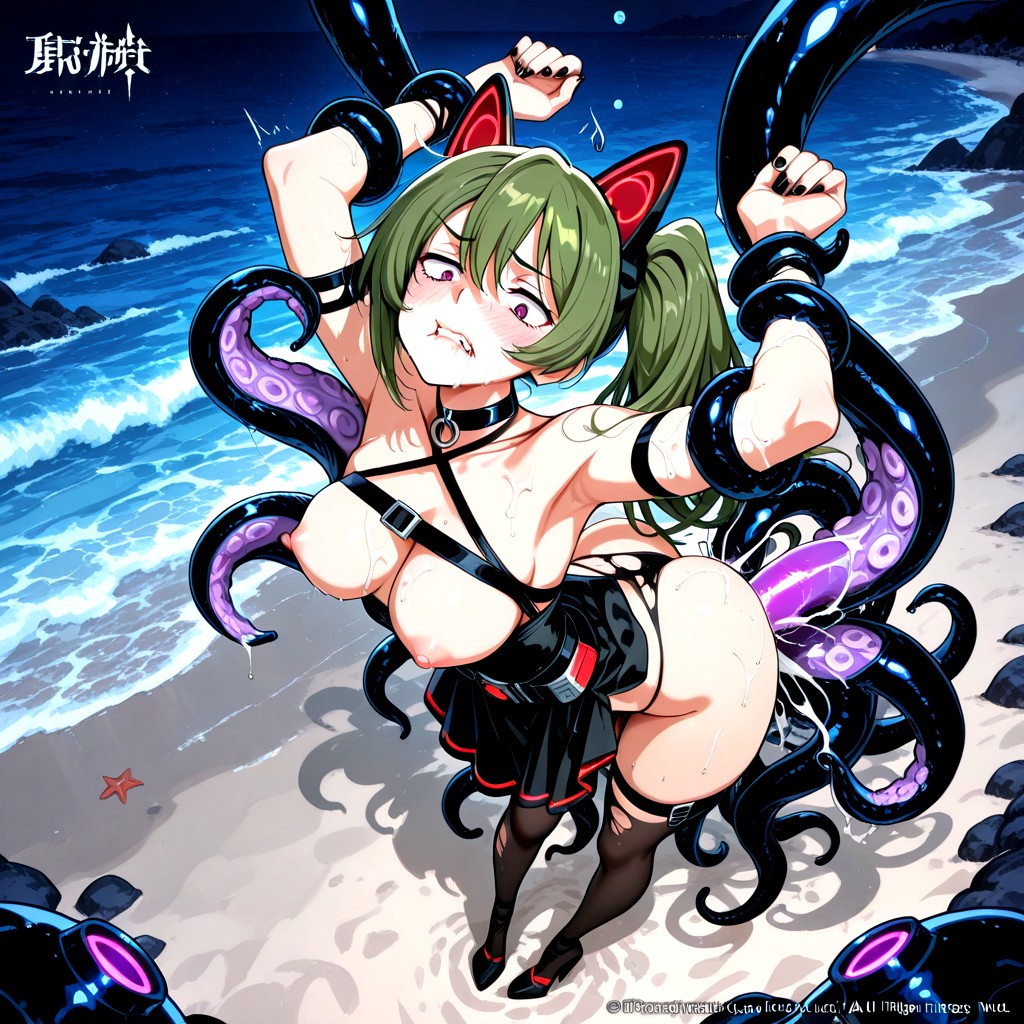 And A Thick Utility-style Belt, Beschämt, Ubel Hentai KI Porno