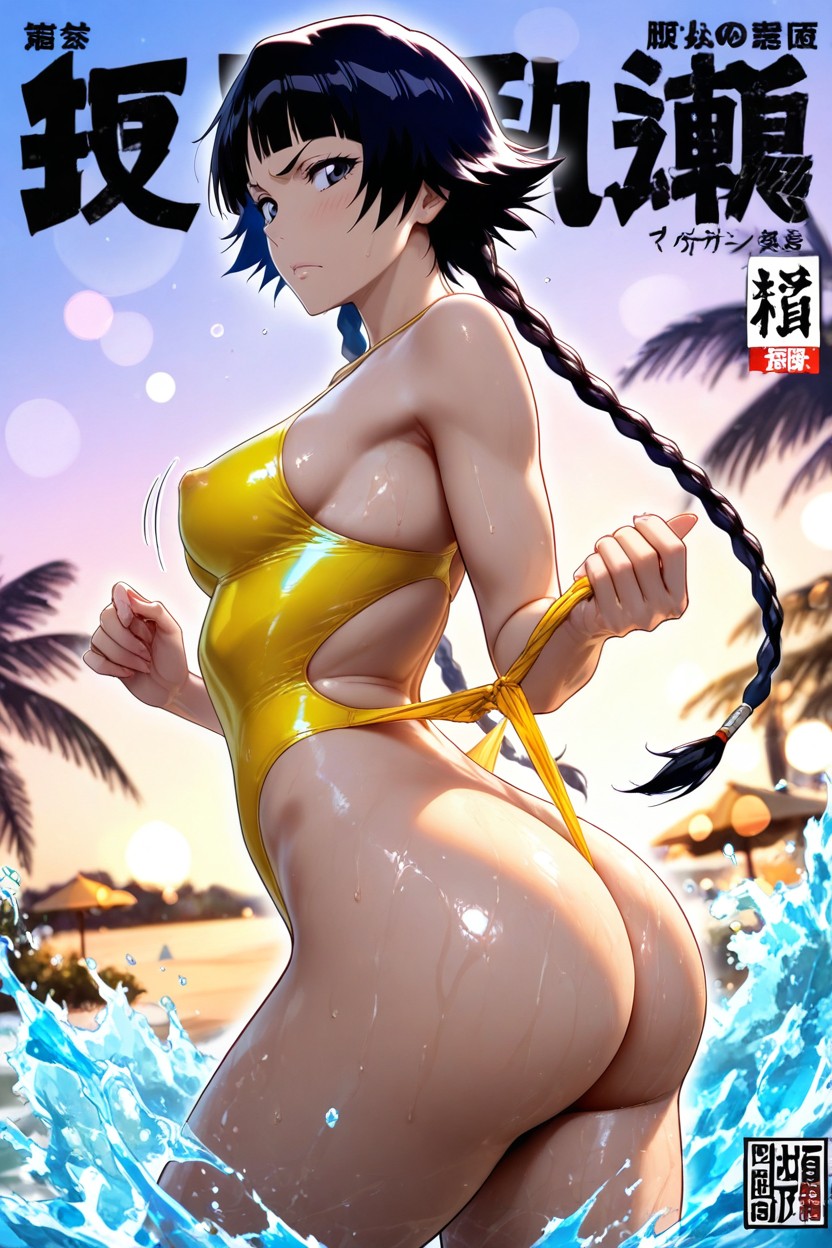 Big Round Ass, Wedgie, Detailed Body Hentai AI Porn