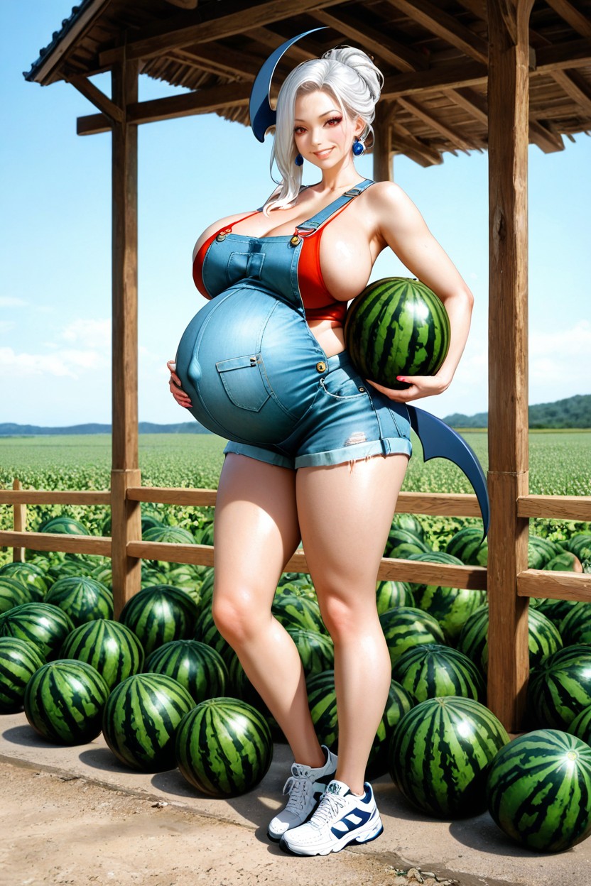 Happy, Breasts Pushup, Standing Hentai AI Porn
