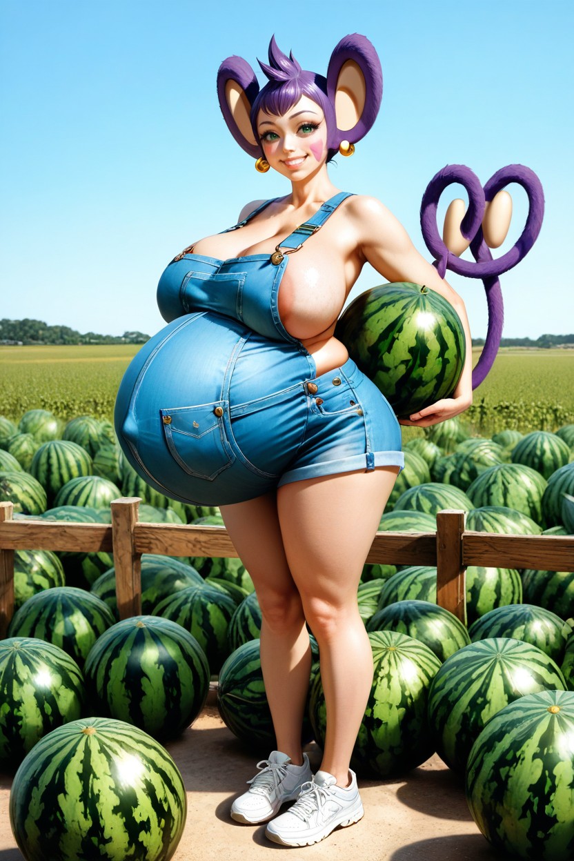 Highly Detailed, Huge Pregnant Belly, Heavily Pregnant Hentai AI Porn