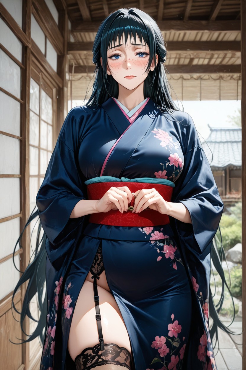 Ultra High Details, Kimono, Skinny Hentai AI Porn