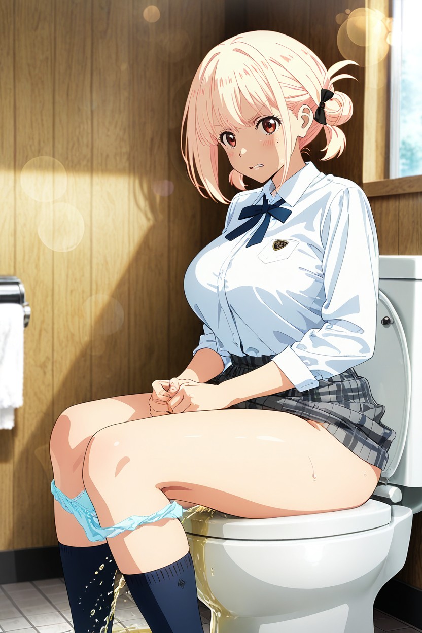 Medium Breast, Very Embarrassing, Soft Depth Of Field Hentai AI Porn