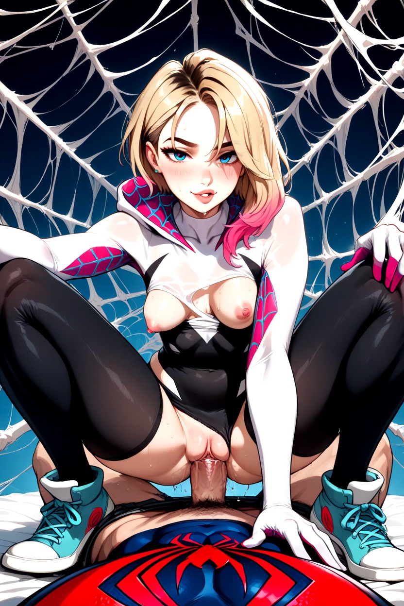 Exposed Ass, Intense Gaze Mixed With Orgasm, No Underwear Hentai IA
