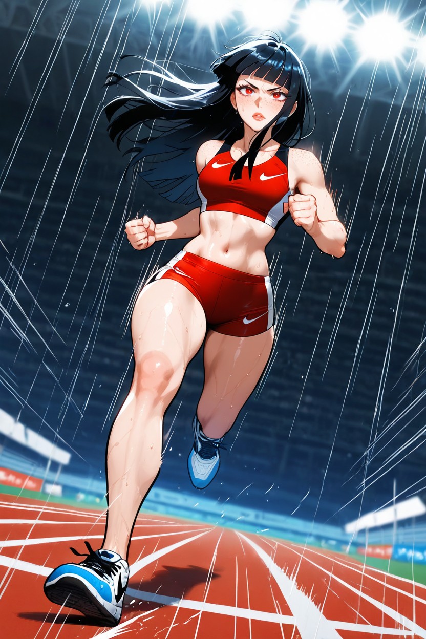 Nike Sneakers, +, Wind In Hair Hentai AI Porn