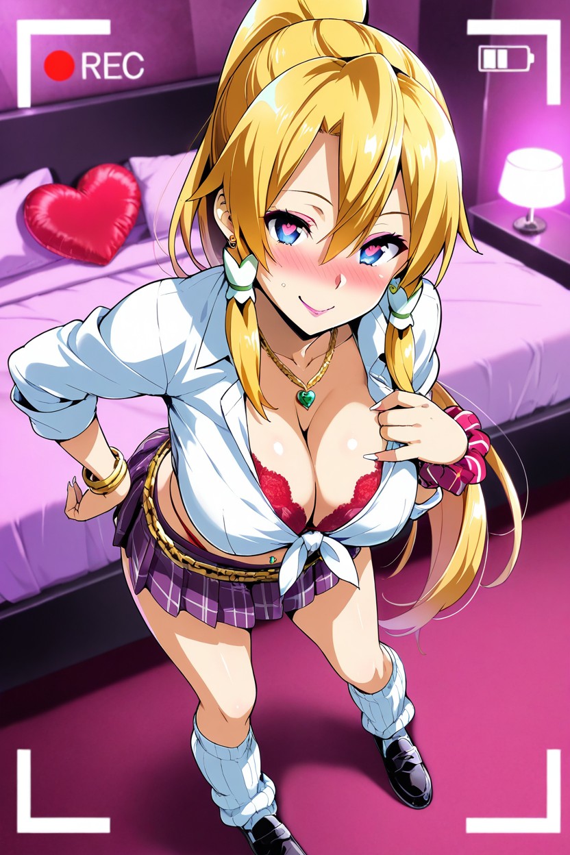 Loose Socks Loafers, 18+, Heart Earrings Hentai IA
