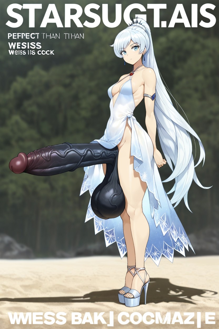 Slingshot Bikini, Magazine Cover Background, Colossal Balls Hentai AI Porn