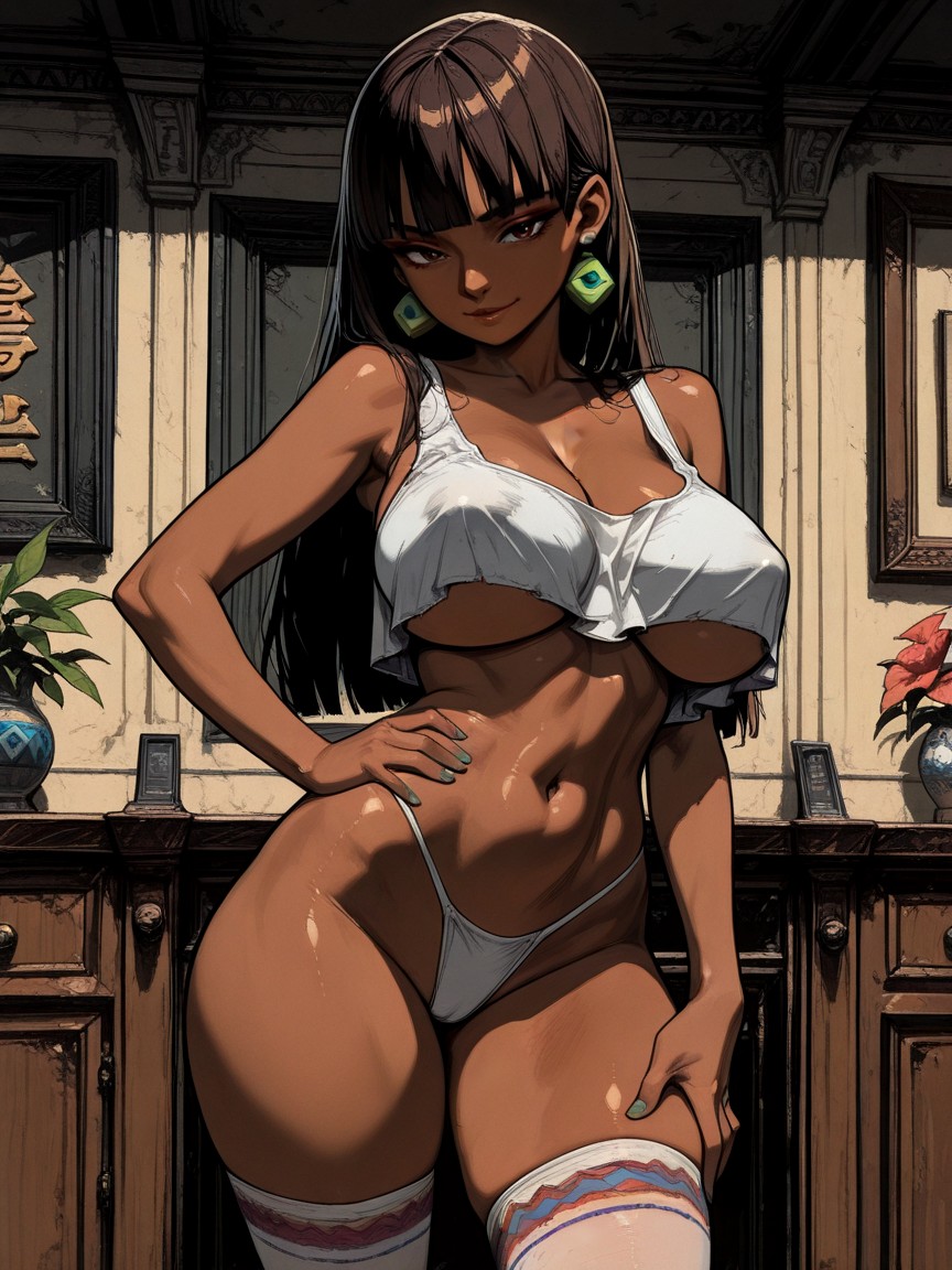 By Wall, 18+, Front View Hentai AI Porn