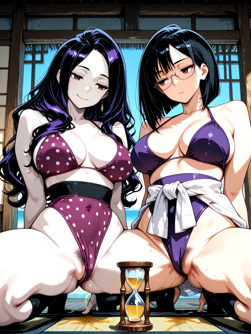 Cool Jitome-style Eyes, Giving A Dignified Look She Has Extremely Long, Emotionless Straight Mouth Hentai AI Porn