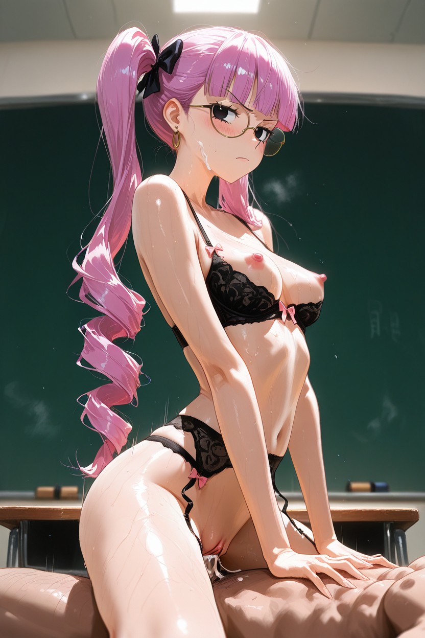 Cowgirl Side View, Famale Domination, High Resolution Hentai AI Porn