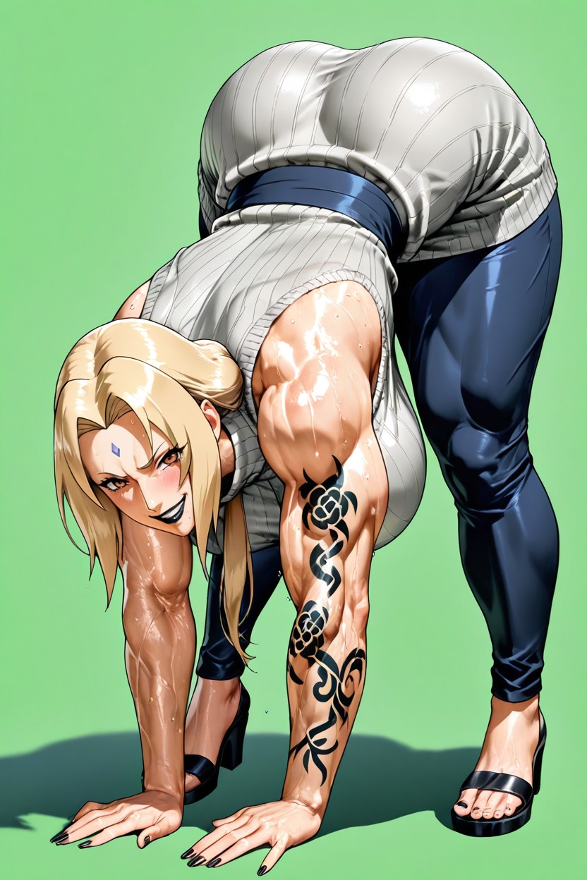 30+, Sweaty, Pleasure Face Hentai AI Porn