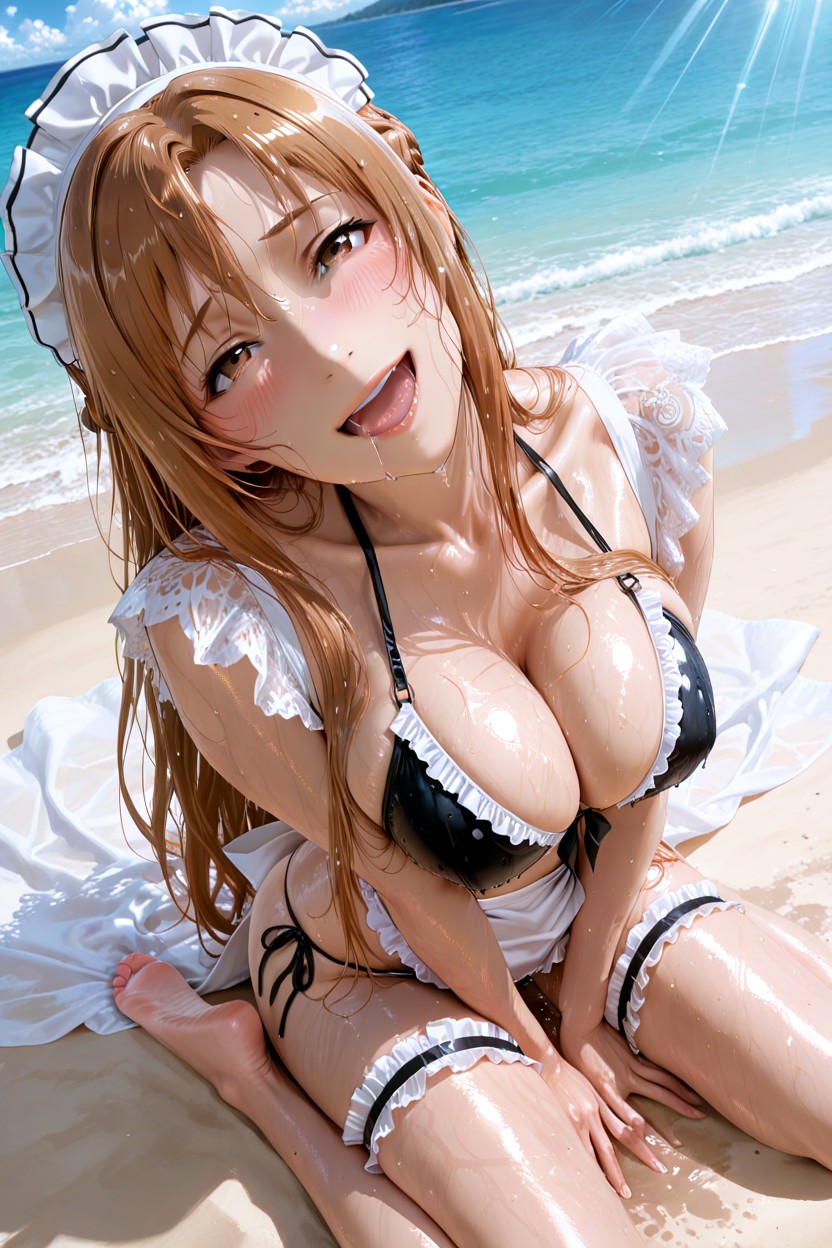 Long Legs, Pussy Juice, Braid Hentai IA