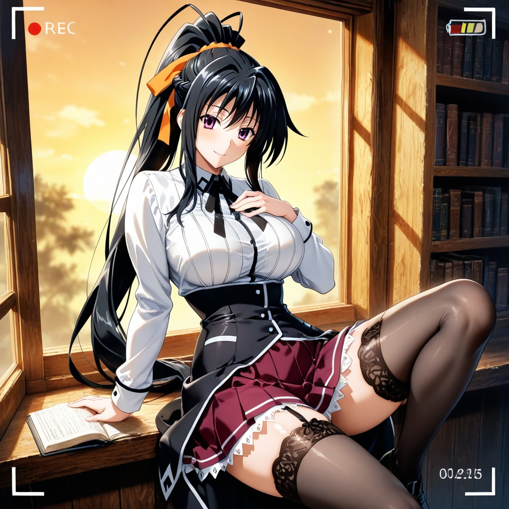 High Resolution, Warm Sunset Light Through Window, Cinematic Depth Of Field Hentai AI Porn