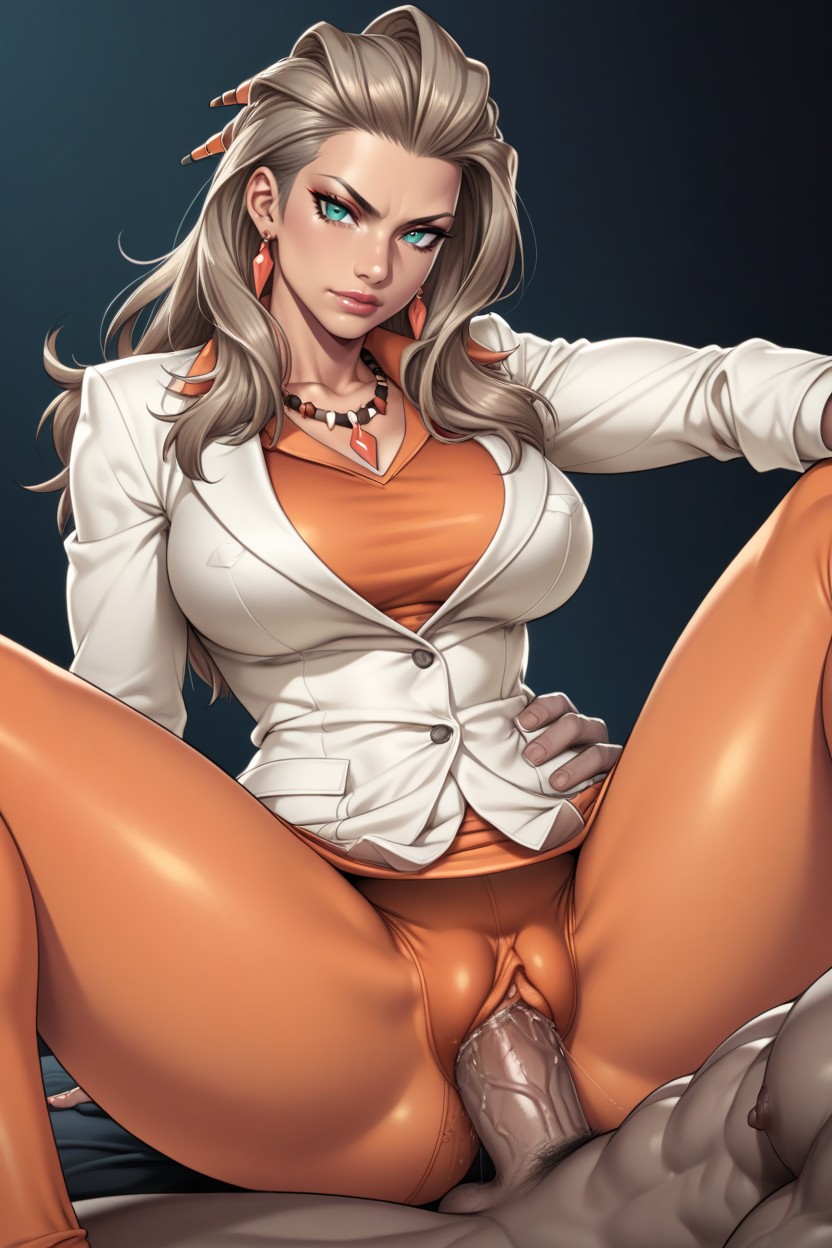 Swollen Pubis Mons, Professor Sada From Pokemon, Thigh Highs Hentai IA
