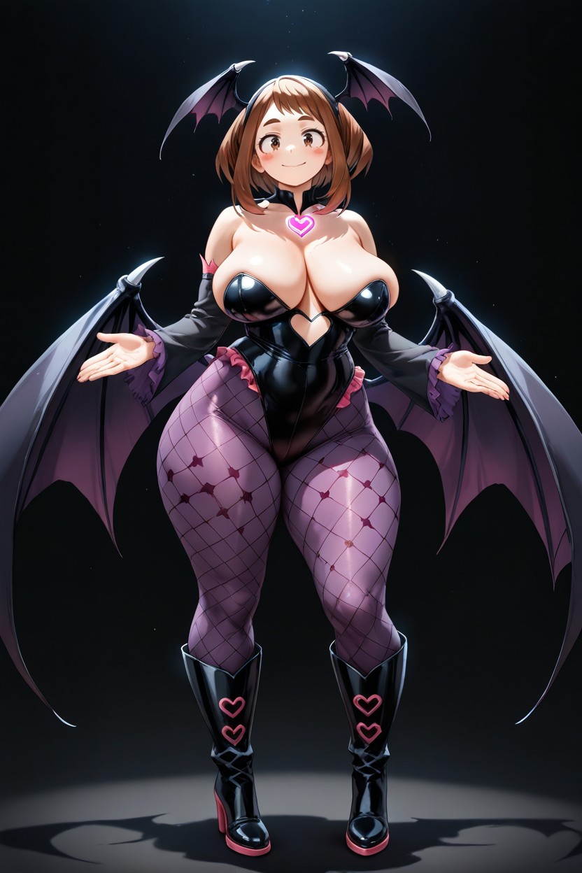 Strapless, Black, Looking At Viewer Hentai IA