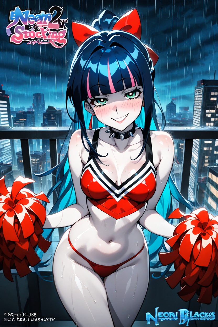 Spiked Choker, Noche, 18+ Hentai IA