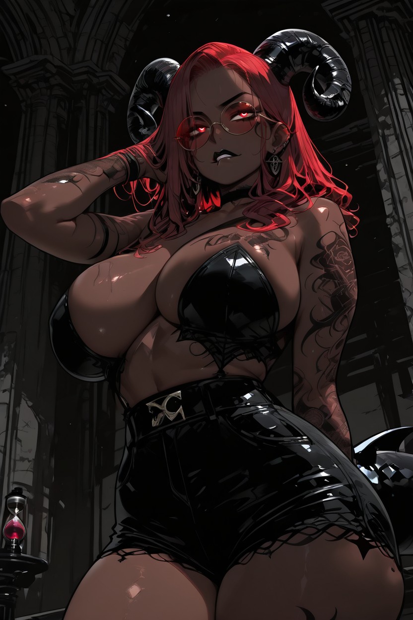 +, Heart Eyes, Wide Hips Hentai IA