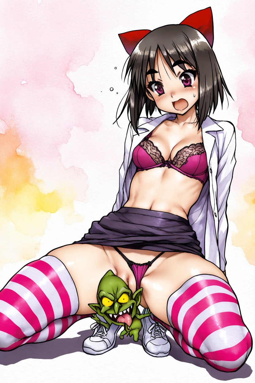 Detailed Face, Tender, Cute Hentai AI Porn