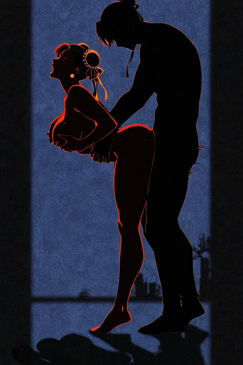 Nude, Side View, Standing Hentai AI Porn