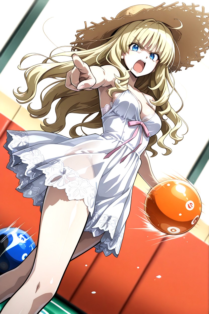 Dynamic Action Pose, Girl, 18+ Hentai AI Porn