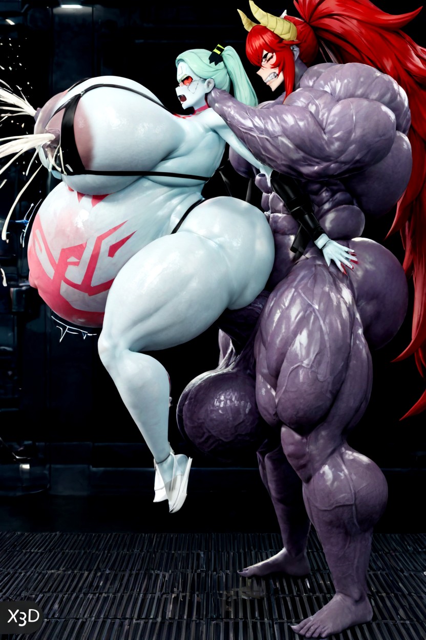 Futadom, Hyper Colossal Muscles, 18+ Hentai AI Porn