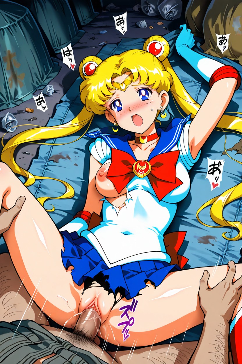 Detailed Hand, Micro Skirt, Sailor Moon Hentai AI Porn
