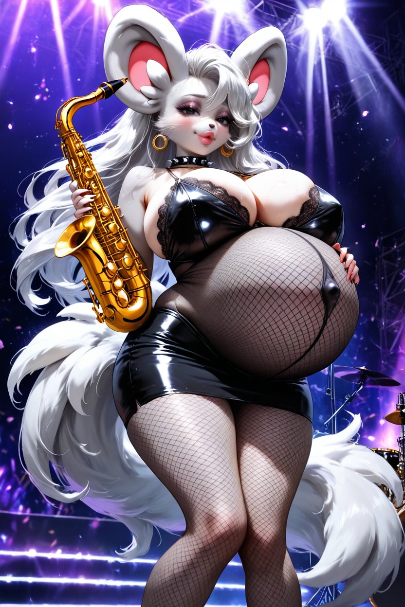 Knees Together, Pregnant, Sideboob Hentai AI Porn