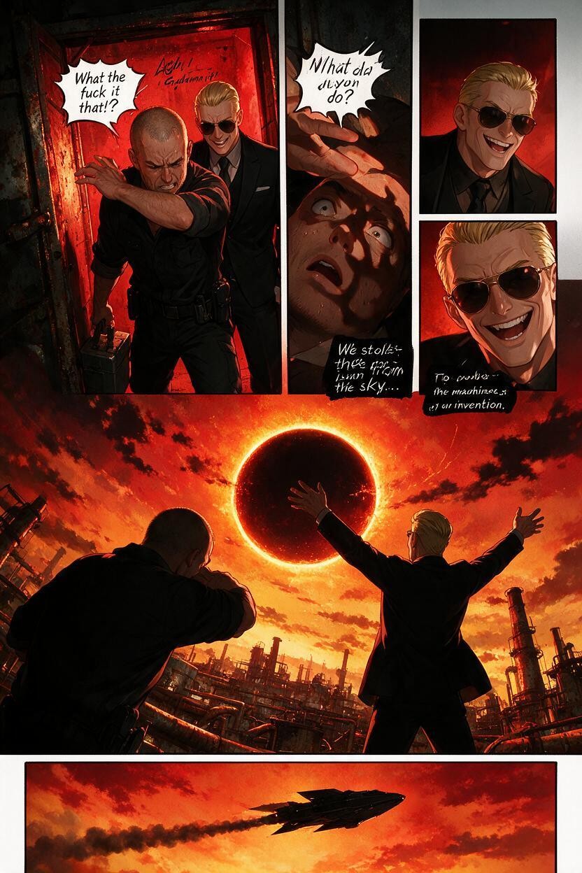 / Height The Man With A Shaved Head And Visible Stubbleregrowth, Terrifying, Jagged Letters "agh! God Damn It!" --- Panel Next To Panel Hentai AI Porn