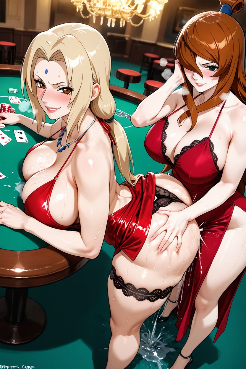 Duo, Ultra Highres, Looking At Each Other Hentai AI Porn