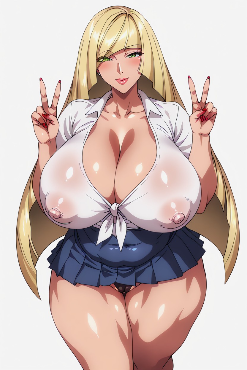 Full Body, Lusamine_, Extremely Large Ass Hentai AI Porn