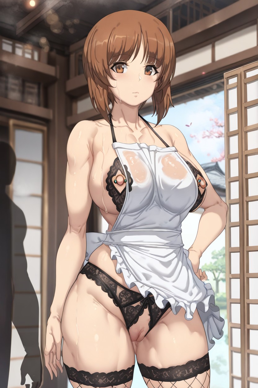 Arm At Side, Black Pantie, Extremely Sweaty 动漫AI色情