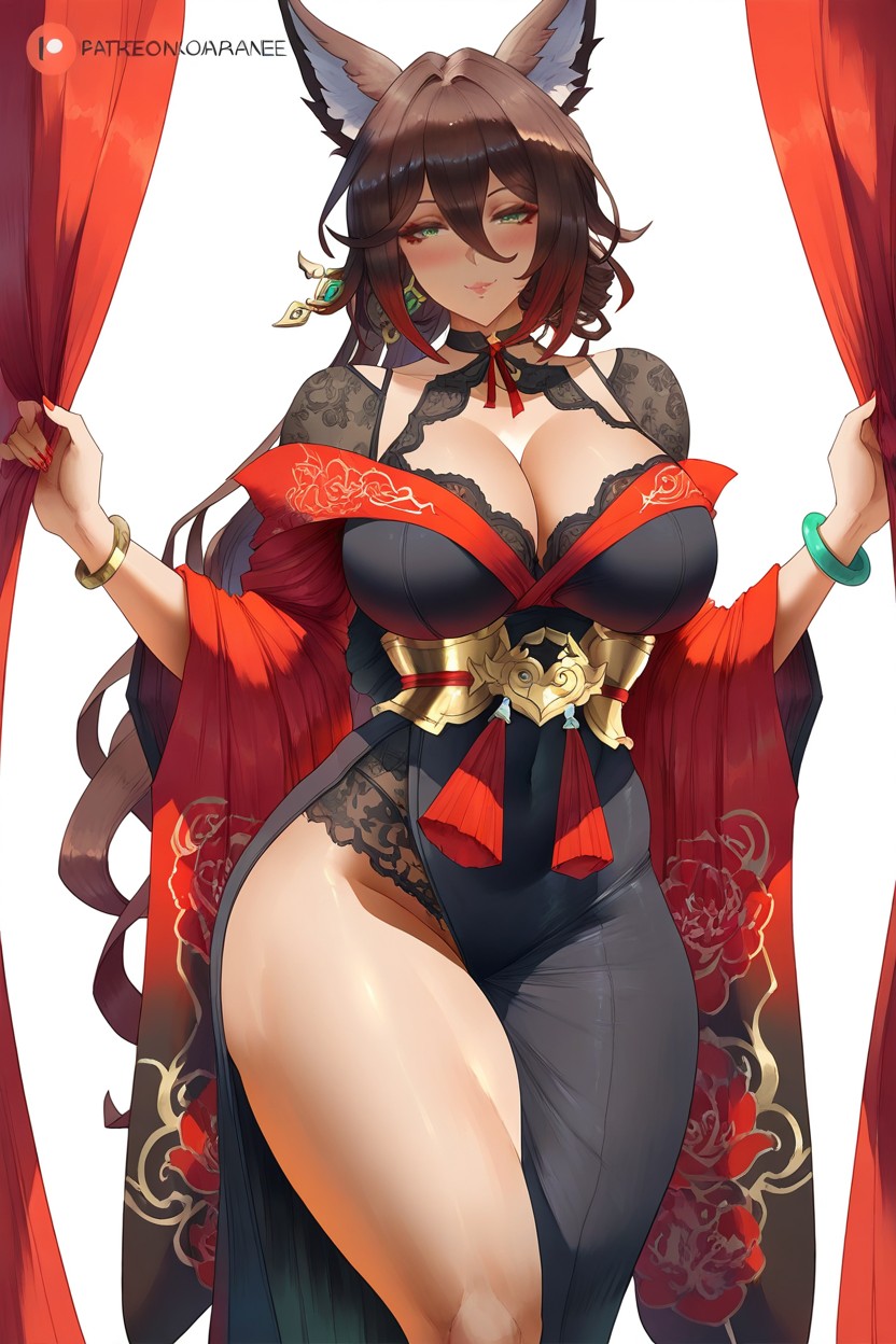 Sexual, Hair, Blushing Hentai IA