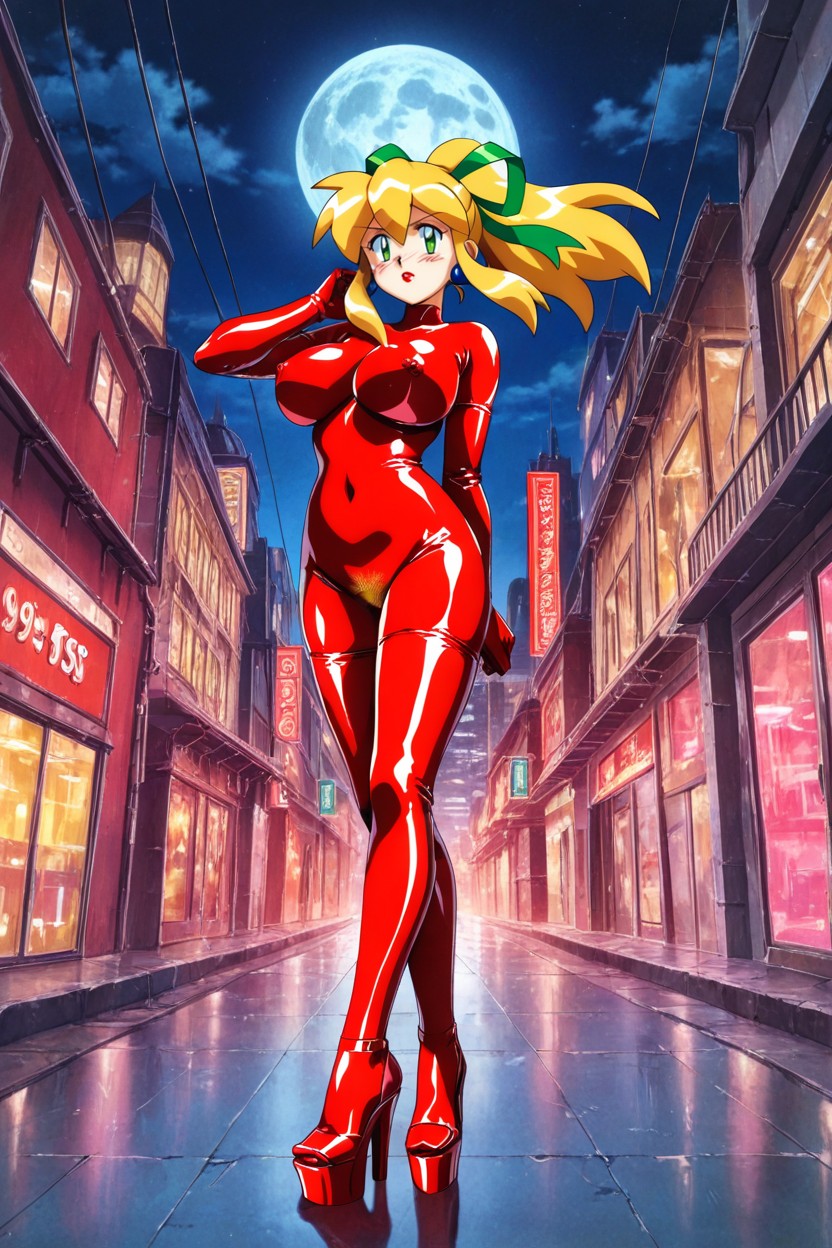 Nude, Sidelocks, Night Hentai AI Porn