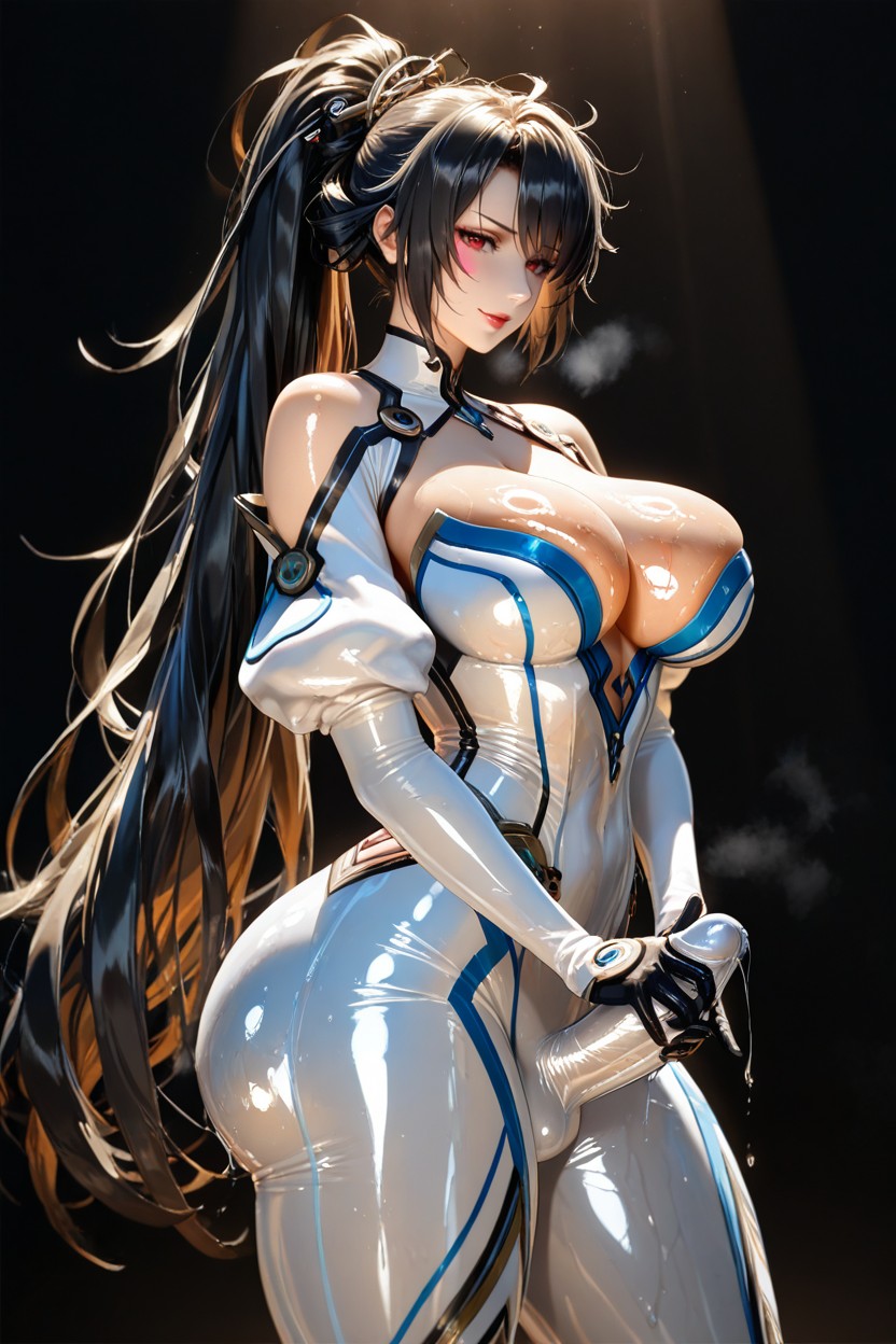 K, Night, Big Perky Rounded Breasts Hentai AI Porn