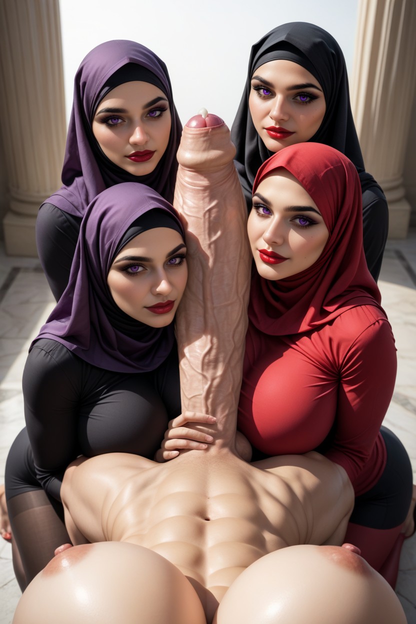 Face Against Cock, Deep Cleavage, Pronounced Foreskin Hentai AI Porn