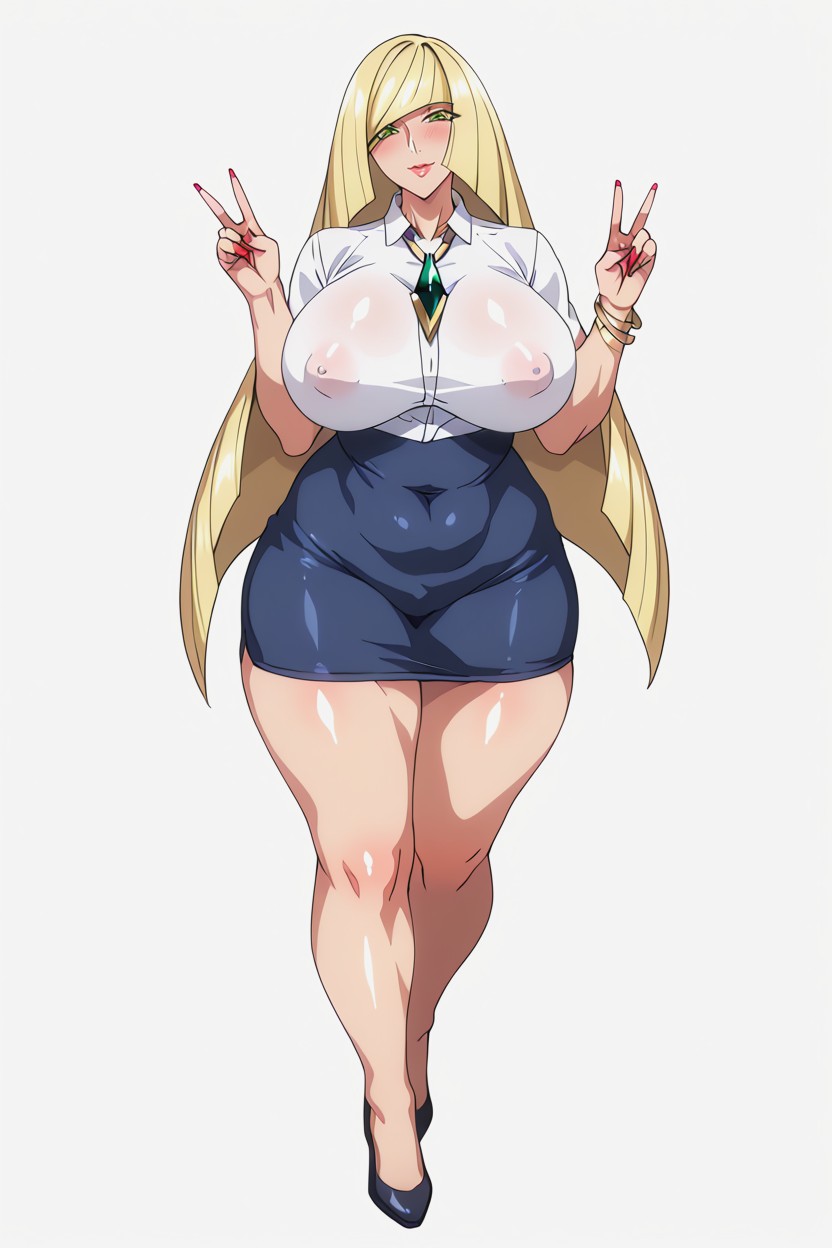 Very Skin Tight, Gyaru, Covered Nipples Hentai AI Porn
