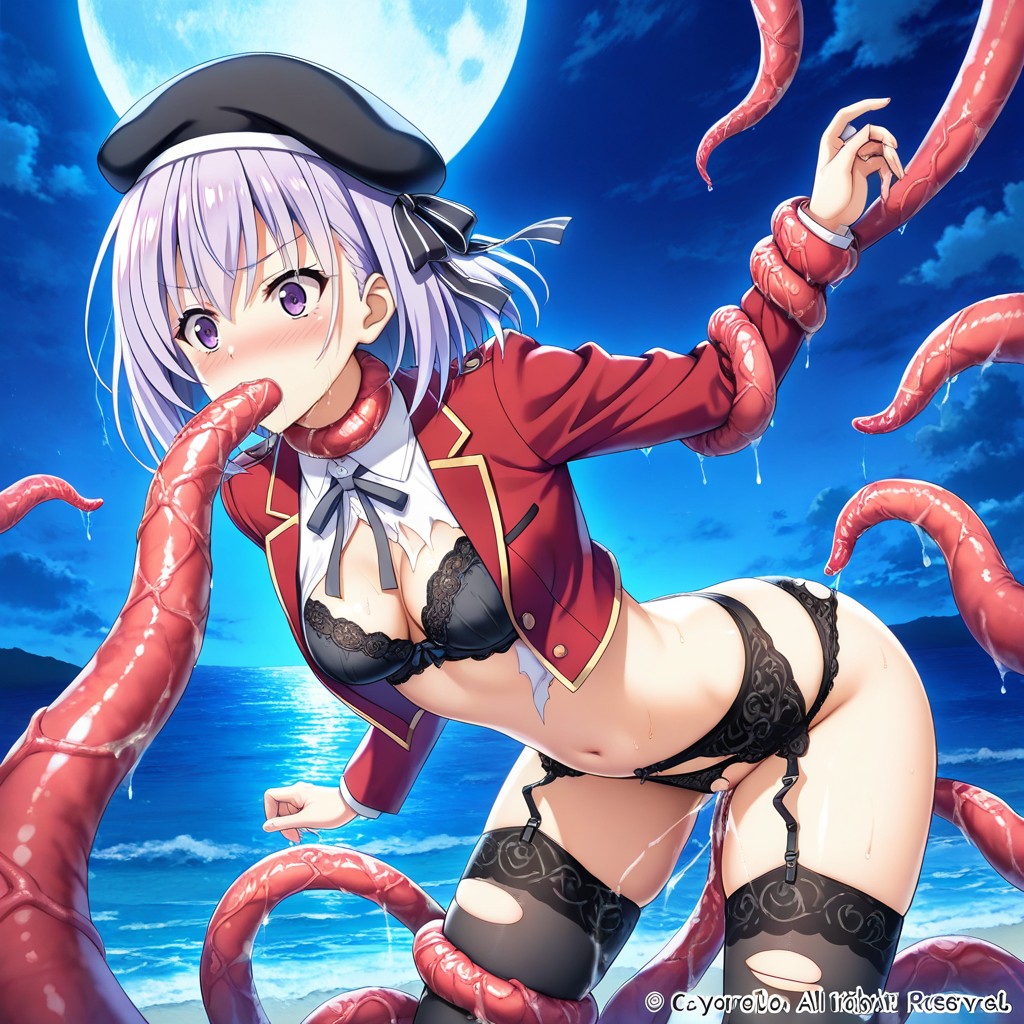 18+, Waist And Naval Exposed, Torn Clothes Hentai AI Porn