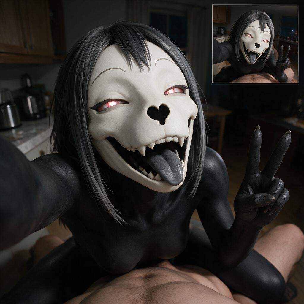 Candid Handheld Photo Aesthetic, A Compact Rectangular Picture-in-picture Pip Preview Thumbnail Displays A Wider View Of The Room Scene Her Face Consists Of A Clean, Warm Ambient Lighting Hentai AI Porn