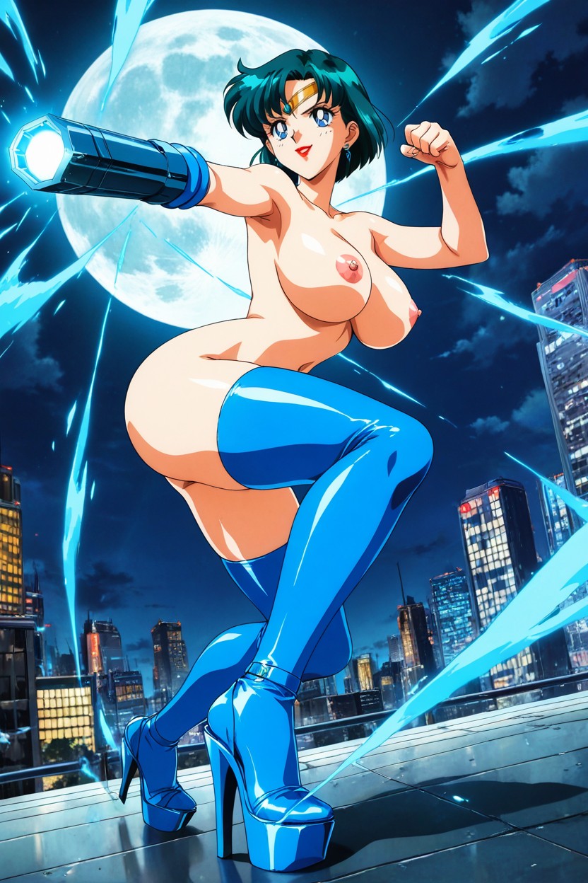 Naked, Front View, Smiling Hentai AI Porn