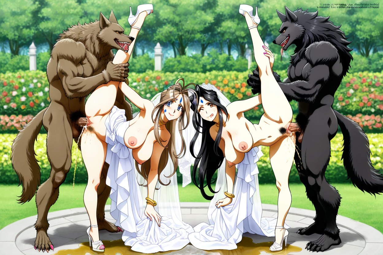 Pubic Hair, Knot Doggo Penis, Cum In Pussy Hentai AI Porn